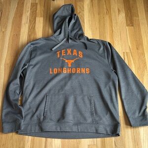 Texas Longhorns Gray Hoodie with Orange Logo